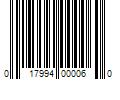 Barcode Image for UPC code 017994000060