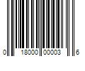 Barcode Image for UPC code 018000000036