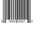 Barcode Image for UPC code 018000000210