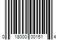 Barcode Image for UPC code 018000001514