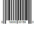 Barcode Image for UPC code 018000001590