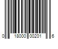 Barcode Image for UPC code 018000002016