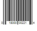 Barcode Image for UPC code 018000002214