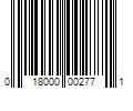 Barcode Image for UPC code 018000002771