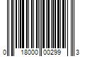 Barcode Image for UPC code 018000002993