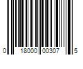 Barcode Image for UPC code 018000003075