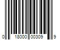 Barcode Image for UPC code 018000003099