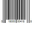 Barcode Image for UPC code 018000004188