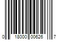 Barcode Image for UPC code 018000006267