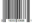 Barcode Image for UPC code 018000006861