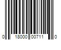 Barcode Image for UPC code 018000007110