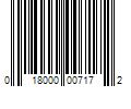 Barcode Image for UPC code 018000007172