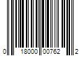 Barcode Image for UPC code 018000007622