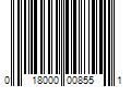 Barcode Image for UPC code 018000008551