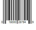 Barcode Image for UPC code 018000287949