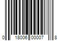 Barcode Image for UPC code 018006000078