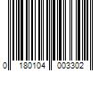 Barcode Image for UPC code 0180104003302