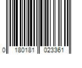 Barcode Image for UPC code 0180181023361