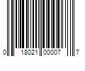 Barcode Image for UPC code 018021000077