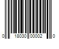 Barcode Image for UPC code 018030000020