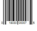 Barcode Image for UPC code 018030000075