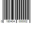 Barcode Image for UPC code 0180434000002