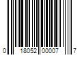 Barcode Image for UPC code 018052000077