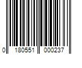 Barcode Image for UPC code 0180551000237