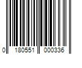 Barcode Image for UPC code 0180551000336