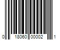 Barcode Image for UPC code 018060000021