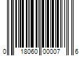 Barcode Image for UPC code 018060000076