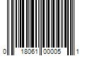 Barcode Image for UPC code 018061000051