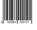 Barcode Image for UPC code 0180854000101