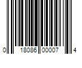 Barcode Image for UPC code 018086000074