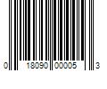 Barcode Image for UPC code 018090000053