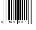 Barcode Image for UPC code 018090000077