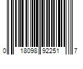 Barcode Image for UPC code 018098922517