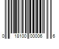 Barcode Image for UPC code 018100000066