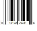 Barcode Image for UPC code 018100000318