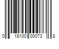 Barcode Image for UPC code 018100000738