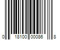 Barcode Image for UPC code 018100000868