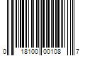 Barcode Image for UPC code 018100001087