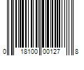 Barcode Image for UPC code 018100001278