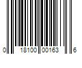 Barcode Image for UPC code 018100001636