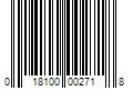 Barcode Image for UPC code 018100002718