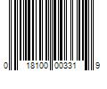 Barcode Image for UPC code 018100003319