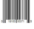 Barcode Image for UPC code 018100003715