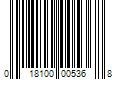 Barcode Image for UPC code 018100005368