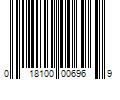 Barcode Image for UPC code 018100006969