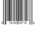 Barcode Image for UPC code 018100007188